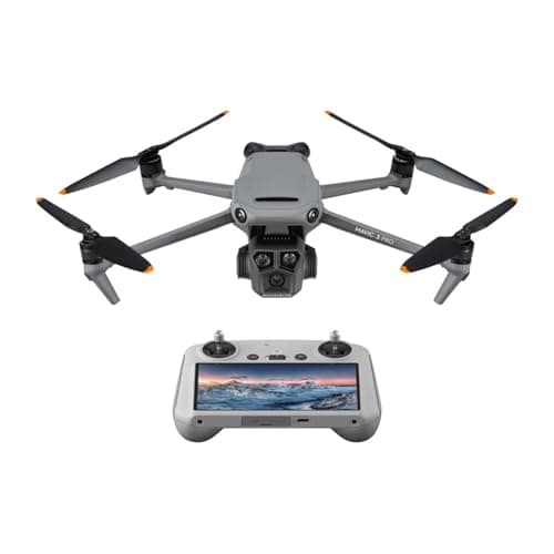 DJI Mavic 3 Pro con RC, Drone insignia de triple cámara con cámara 4/3 CMOS Hasselblad 4K, tiempo de vuelo de 43 minutos, transmisión de video HD de 15 km, compatible con identificación remota FAA, para adultos, negro - imagen 2