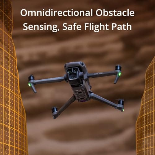 DJI Mavic 3 Pro con RC, Drone insignia de triple cámara con cámara 4/3 CMOS Hasselblad 4K, tiempo de vuelo de 43 minutos, transmisión de video HD de 15 km, compatible con identificación remota FAA, para adultos, negro - imagen 5