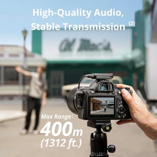 DJI Mic Mini (2 TX + 1 RX + Estuche de Carga), Micrófono Lavalier Inalámbrico para iPhone/Cámara/Android, Ultraligero, Audio Rico en Detalles, Uso 48h, Cancelación de Ruido, Limitación Automática, Vlog, Streaming - imagen 4