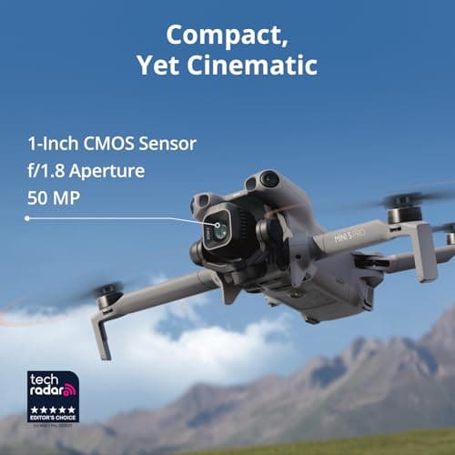 DJI Mini 5 Pro Fly More Combo Plus con DJI RC 2, Drone con cámara, CMOS de 1 pulgada, Drone 4K para principiantes, detección de obstáculos, ActiveTrack 360°, rotación de cardán de 225°, duración extendida de la batería - imagen 3