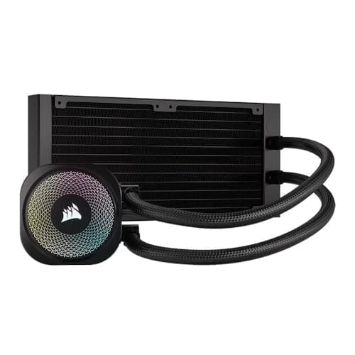 Enfriador líquido de CPU CORSAIR Nautilus 240 RS ARGB - AIO de 240 mm - Silencioso - Conexión directa a la placa base - Conexión en cadena - Intel LGA 1851/1700, AMD AM5/AM4 - 2 ventiladores RS120 ARGB incluidos - Negro - imagen 5