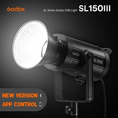 Godox SL150WIII,SL150W III SL-150WIII (SL150WII actualizado) 160W 5600±200K Montaje Bowens CRI 96 TLCI 97 Luz de video continua LED equilibrada con luz diurna, luz de fotografía LED ultra silenciosa con 8 efectos FX - imagen 3