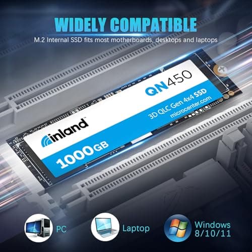 INLAND QN450 SSD 1000GB M.2 2280 NVMe SSD- PCIe 4.0 Gen4x4, Hasta 5.000 MB/s - Unidad de Estado Sólido Interna - imagen 4