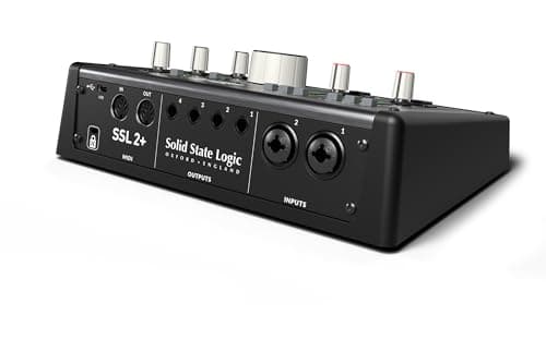 Interfaz de audio USB Solid State Logic SSL 2 Plus MKII con auriculares duales, cuatro salidas balanceadas y preamplificadores de micrófono líderes en su clase - imagen 5