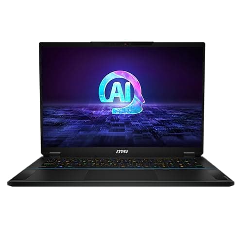 Laptop para juegos msi Stealth 18 AI Studio 18” 240Hz QHD+: Intel Ultra 9-185H, NVIDIA Geforce RTX 4080, 32GB DDR5, 1TB NVMe SSD, Cooler Boost 5, Win 11: Negro A1VHG-019US - imagen 2