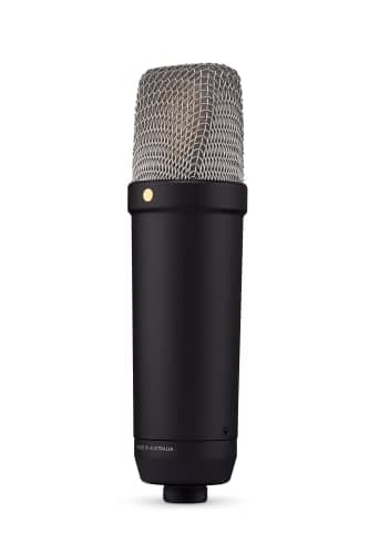 RØDE NT1 Micrófono de Condensador de Estudio de Diafragma Grande de 5ta Generación - Salidas XLR y USB - Incluye Montaje Antichoque y Filtro Pop - Producción Musical, Grabación Vocal, Podcasting - Negro - Audio Profesional - imagen 3