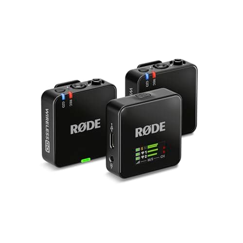 RØDE Wireless GO III (Gen 3) – Micrófono inalámbrico compacto – Audio prístino, grabación flotante de 32 bits, control automático de nivel, para teléfonos, cámaras y computadoras (negro) - imagen 2