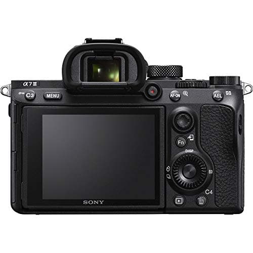 Sony a7 III ILCE7M3/B Cámara de lentes intercambiables sin espejo de fotograma completo con LCD de 3 pulgadas, solo cuerpo, configuración base, negro - imagen 4
