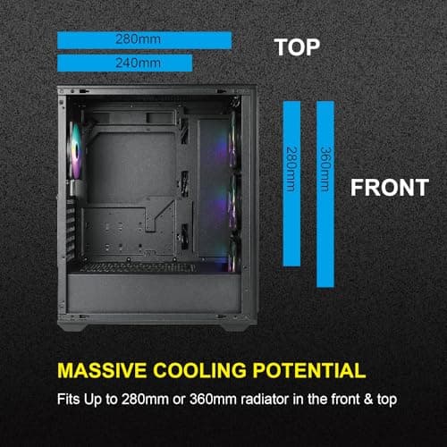 Torre ATX AZZA CSAZ-370 Gaming Cristal Templado - imagen 5
