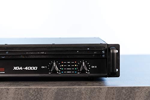 Amplificador de potencia profesional Gemini de 800 W y 2 canales: amplificador de potencia duradero para DJ y PA con entradas XLR/RCA, modo puente, protección contra cortocircuitos, refrigeración térmica, salidas Speakon y Binding Post (XGA-4000) - imagen 5