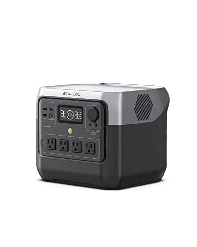 EF ECOFLOW Estación de energía portátil RIVER 2 Pro, batería LiFePO4 de 768 Wh, carga rápida de 70 minutos, 4 tomas de CA de 800 W (X-Boost 1600 W), generador solar para acampar al aire libre/casas rodantes/uso doméstico negro - imagen 2