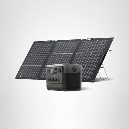 Generador solar EF ECOFLOW RIVER 2 Pro Estación de energía portátil de 768 Wh y batería LiFePO4 de panel solar portátil de 160 W, 70 minutos de carga completa, 4 × CA, para camping, vehículos recreativos, respaldo en el hogar - imagen 2