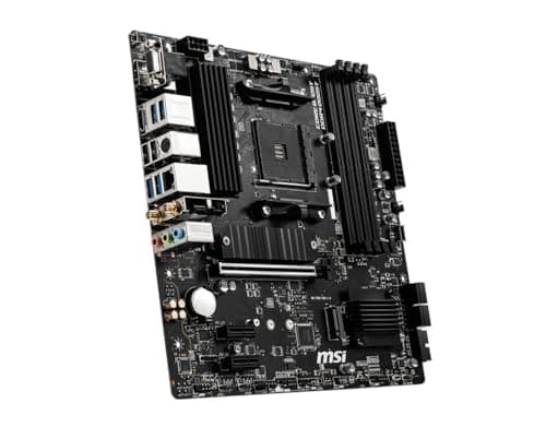 MSI B550M PRO-VDH WiFi ProSeries Motherboard (AMD Ryzen 5000, AM4, DDR4, PCIe 4.0, SATA 6Gb/s, M.2, USB 3.2 Gen 1, Wi-Fi, Bluetooth, D-SUB/HDMI/DP, Micro-ATX) - imagen 5