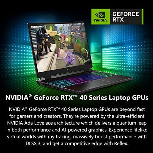 Portátil para juegos Acer Nitro 16 | CPU AMD Ryzen 7 7840HS OctaCore | GPU para portátil NVIDIA GeForce RTX 4060 | Pantalla IPS WUXGA de 16" 165 Hz | 16 GB DDR5 | SSD Gen 4 de 1 TB | WiFi 6E | KB retroiluminado RGB | AN16-41-R4CY - imagen 5