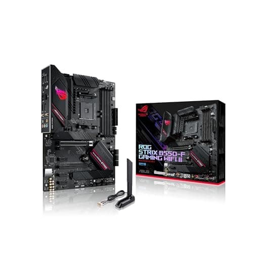 Asus ROG Strix B550-F Gaming WiFi II Placa base para juegos AMD AM4 (Ryzen de 3.ª generación) ATX (PCIe 4.0, WiFi 6E, LAN de 2,5 Gb, BIOS Flashback, HDMI 2.1, encabezado RGB direccionable Gen 2 y Aura Sync) - imagen 2