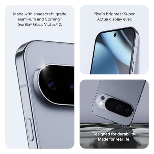 Google Pixel 10 Pro - Smartphone Android desbloqueado - Asistente Gemini AI, sistema de cámara trasera triple, batería de carga rápida de más de 24 horas y pantalla Super Actua de 6,3" - Obsidiana - 128 GB (modelo 2025) - imagen 4
