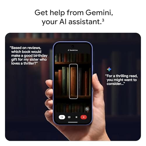 Google Pixel 10a - Smartphone Android desbloqueado - 7 años de caídas de píxeles, más de 30 horas de batería, entrenador de cámara, Gemini Live, diseño duradero, pantalla de llamada, detección de accidentes automovilísticos - Obsidiana - 128 GB (modelo 2026) - imagen 5