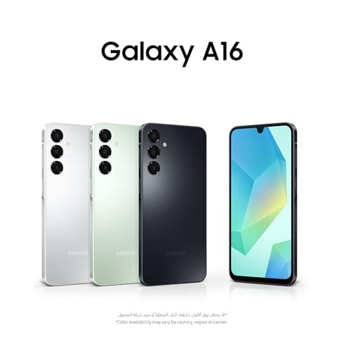 Samsung Galaxy A16 4G LTE (128GB + 4GB) Modelo Internacional SM-A165F/DS Desbloqueado de Fábrica, 6.7", Dual SIM, Cámara Triple de 50MP (Paquete de Estuche), Negro - imagen 3