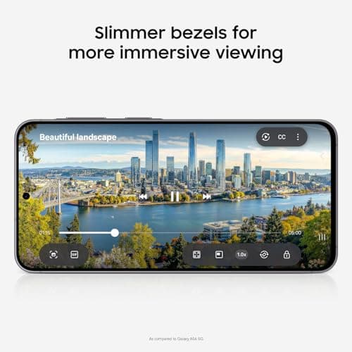 Samsung Galaxy A57 5G (2026), teléfono inteligente Android desbloqueado, 256 GB, pantalla AMOLED, cámara triple, IP68, batería de 5000 mAh, versión para EE. UU., garantía de 1 año para EE. UU., gris impresionante - imagen 3
