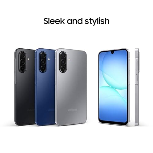 Teléfono inteligente Samsung Galaxy A17 5G, 128 GB, AMOLED grande, cámara de alta resolución, diseño duradero, carga súper rápida, almacenamiento ampliable, círculo para buscar, 2025, garantía del fabricante de 1 año en EE. UU., negro - imagen 3