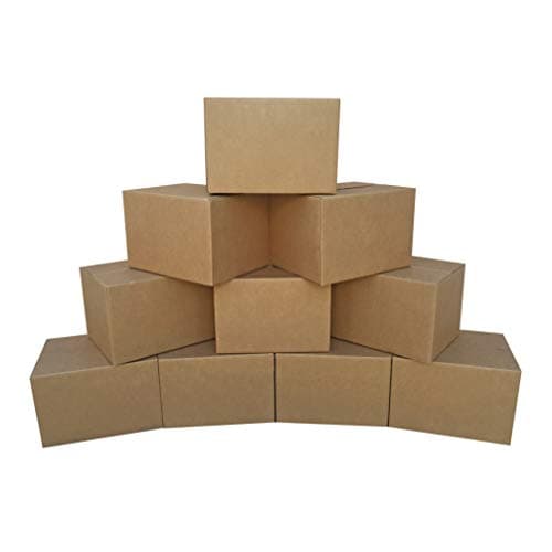 Amazon Basics Cajas de cartón para mudanzas para embalaje y envío, tamaño mediano, 18" x 14" x 12", marrón, paquete de 10 - imagen 3