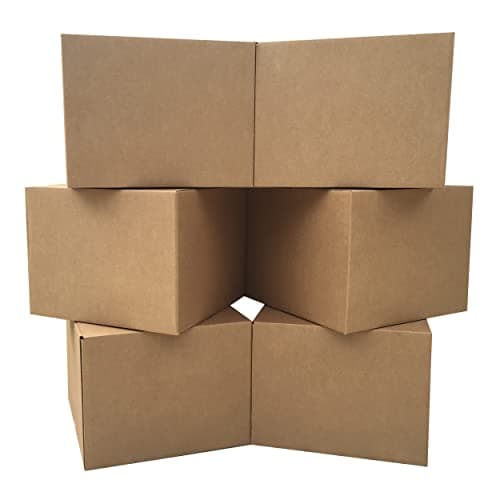 Cajas de mudanza grandes de 20'' x 20'' x 15'' (paquete de 6), cajas de cartón corrugado para embalaje, envío y mudanza - imagen 2