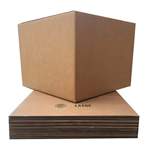 Cajas de mudanza grandes de 20'' x 20'' x 15'' (paquete de 6), cajas de cartón corrugado para embalaje, envío y mudanza - imagen 4