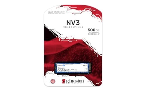 Kingston NV3 500GB M.2 2280 NVMe SSD | PCIe 4.0 generación 4x4 | Hasta 5000 MB/s | SNV3S/500G - imagen 4