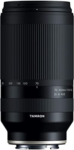 Tamron 70-300 mm F/4.5-6.3 Di III RXD para Sony Mirrorless Full Frame/APS-C E-Mount (Tamron 6 años de garantía limitada de EE. UU.), Negro | Marco APS-C E-Mount Garantía limitada de EE. UU. de 6 años - imagen 4