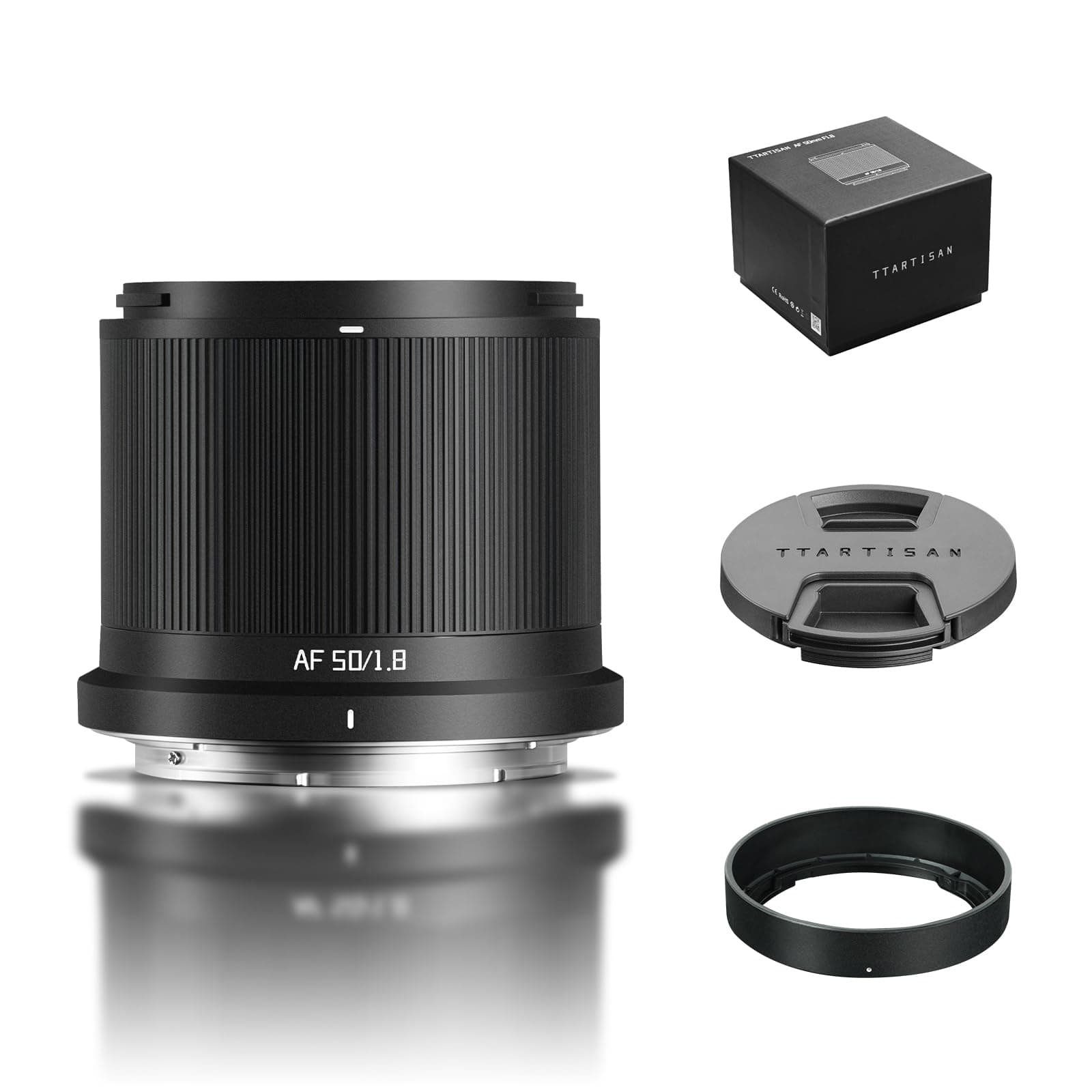 TTARTISAN 50mm F1.8 FE, AF 50mm f/1.8 Neo E Mount Lens Full Frame - imagen 1