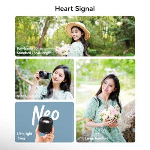 TTARTISAN 50mm F1.8 FE, AF 50mm f/1.8 Neo E Mount Lens Full Frame - imagen 3