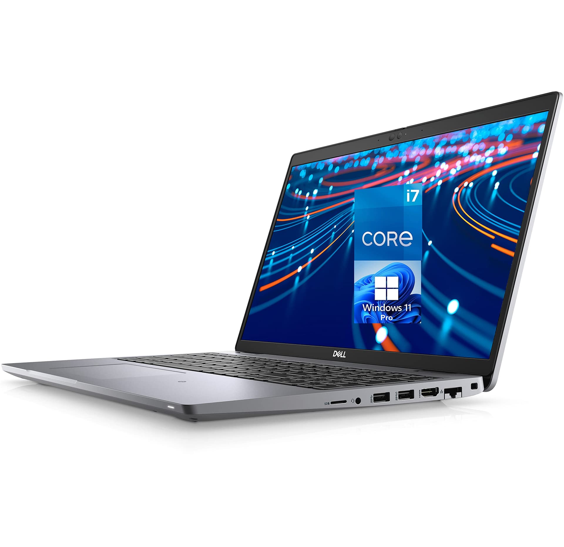 Laptop empresarial Dell Latitude 5520 de 15,6" HD, Intel i7-1165G7, 32 GB de RAM, SSD NVMe de 1 TB, cámara web, retroiluminación, Wi-Fi AX, Bluetooth, lector de tarjetas SD, HDMI, USB Type-C Thunderbolt - Windows 11 Pro (RENOVADO) - imagen 1