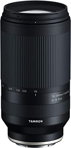 Tamron 70-300 mm F/4.5-6.3 Di III RXD para Sony Mirrorless Full Frame/APS-C E-Mount (Tamron 6 años de garantía limitada de EE. UU.), Negro | Marco APS-C E-Mount Garantía limitada de EE. UU. de 6 años - imagen 2