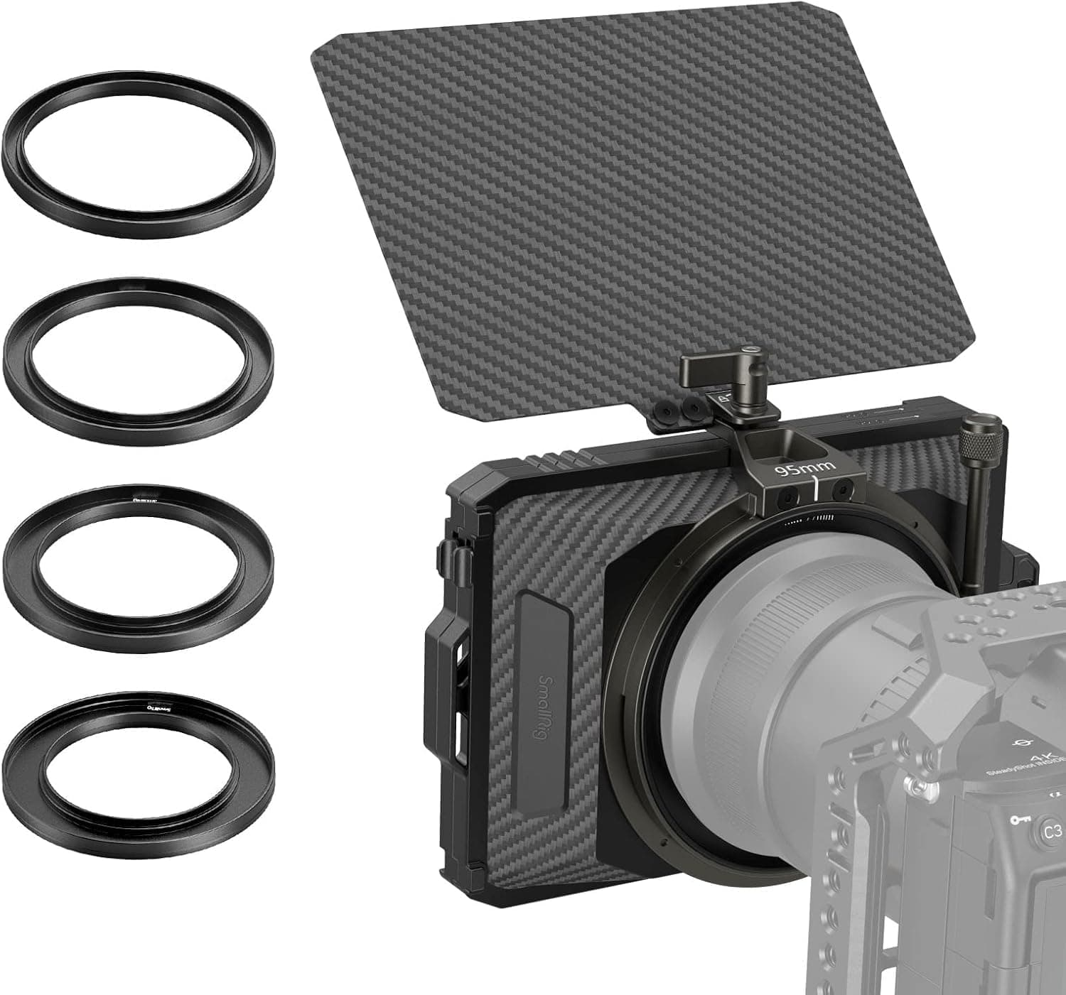 SmallRig Mini Matte Box Lite with Carbon Fiber Top Flag - imagen 1