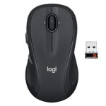 Ratón inalámbrico Logitech M510, 2,4 GHz con receptor unificador USB, seguimiento de grado láser de 1000 DPI, 7 botones, duración de la batería de 24 meses, PC/Mac/portátil - Grafito - imagen 2