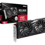 ASRock AMD Radeon RX 7700 XT Challenger 12GB GDDR6 192-bit 0dB Enfriamiento silencioso 7680 x 4320 DisplayPort HDMI Indicador LED Tarjeta gráfica de doble ventilador de 18Gbps - imagen 2