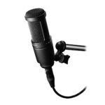 Audio-Technica AT2020 Micrófono de estudio XLR de condensador cardioide, ideal para aplicaciones de proyecto/estudio en casa, negro - imagen 3