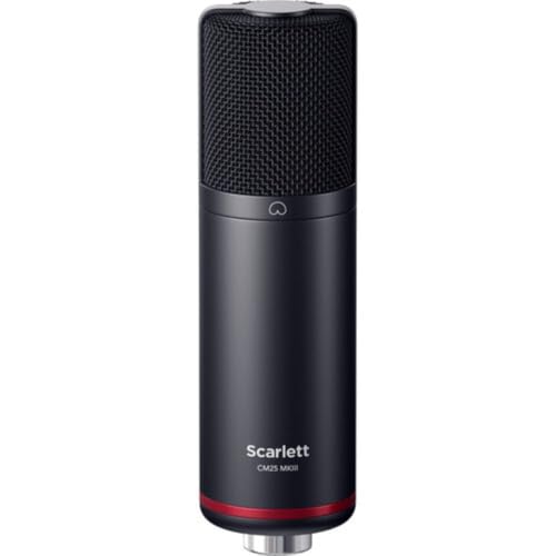 Focusrite Scarlett Solo Studio USB-C interfaz de audio con micrófono y auriculares (4ª generación) con abrazadera en soporte para auriculares, trípode para micrófono + pluma, filtro Kellopy Pop y cable XLR - imagen 5