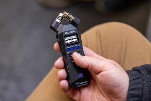 Grabadora portátil Zoom H1 Essential para músicos, podcasters y cineastas con micrófonos estéreo, flotador de 32 bits, modo de micrófono USB - imagen 3