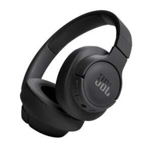 JBL Tune 720BT - Auriculares supraaurales inalámbricos con sonido JBL Pure Bass, Bluetooth 5.3, hasta 76H de duración de la batería y carga rápida, diseño ligero, cómodo y plegable (Negro) - imagen 2