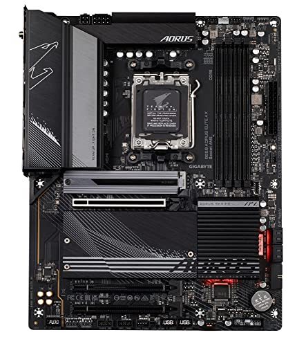 Placa base GIGABYTE B650 AORUS Elite AX AMD AM5 ATX, compatible con Ryzen 9000/8000/7000 Series, DDR5, 14+2+1 Power Phase, PCIe 5.0 M.2, USB-C 3.2 Gen 2, WIFI6E, 2.5GbE, EZ-Latch, Q-Flash, RGB Fusion - imagen 3
