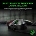Razer DeathAdder Essential Gaming Mouse: Sensor óptico de 6400 DPI - 5 botones programables - Interruptores mecánicos - Empuñaduras laterales de goma - Negro clásico - imagen 3