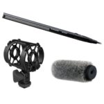 Sennheiser MKH 416-P48 Kit de lujo con micrófono de tubo de interferencia de escopeta corta y parabrisas de piel - imagen 2