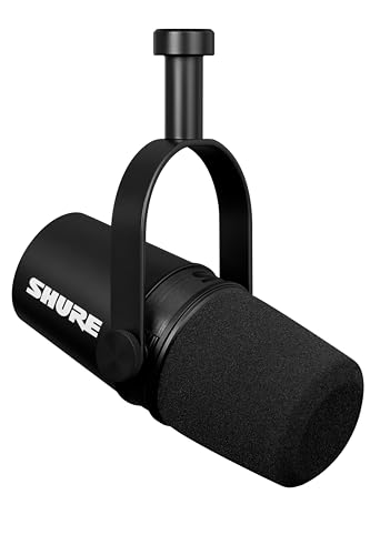 Shure MV7X XLR Micrófono dinámico - Micrófono cardioide con aislamiento de voz para podcasting, grabación y transmisión de voz, totalmente metálico, negro - imagen 2