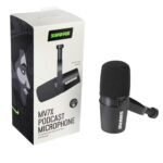 Shure MV7X XLR Micrófono dinámico - Micrófono cardioide con aislamiento de voz para podcasting, grabación y transmisión de voz, totalmente metálico, negro - imagen 3